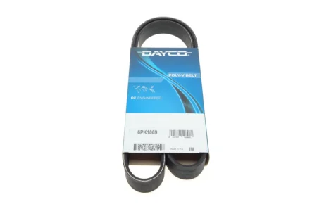 Ремінь генератора VW Caddy 1.4-1.6 95-10 DAYCO 6PK1069