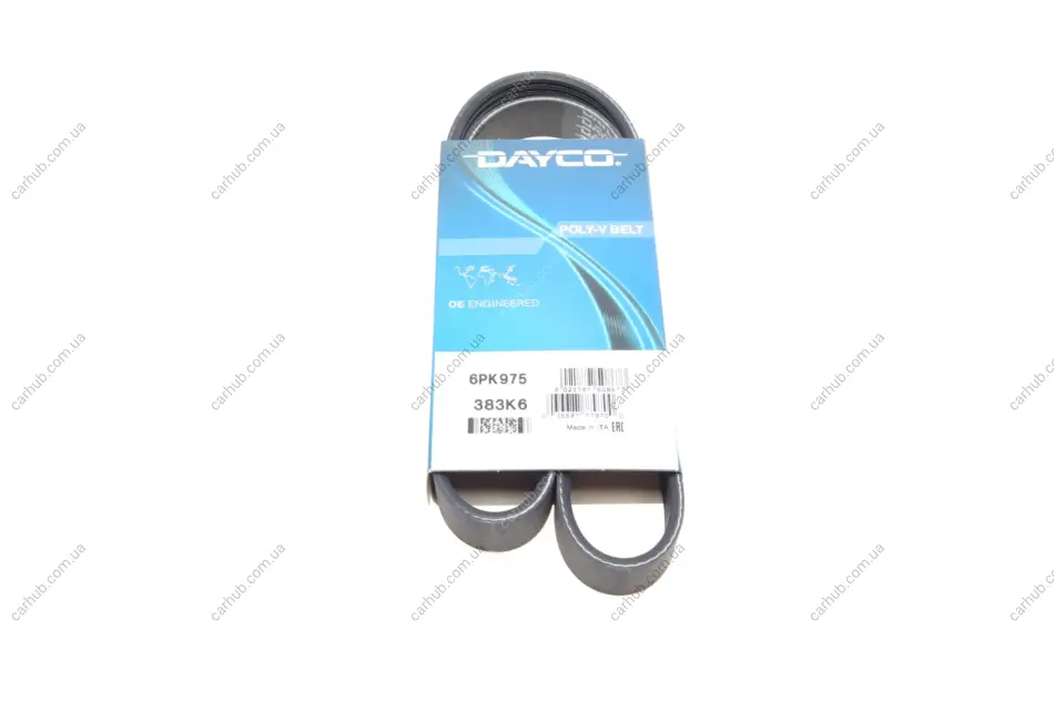 Ремінь генератора Citroen Berlingo/VW Golf III 1.4-2.0i 91- DAYCO 6PK975 (фото 1)