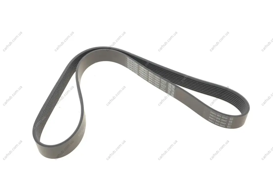 Ремінь генератора BMW 5 (G30/F90)/X3 (G01/F97) 16- B47 (8PK1162) DAYCO 8PK1162H (фото 1)