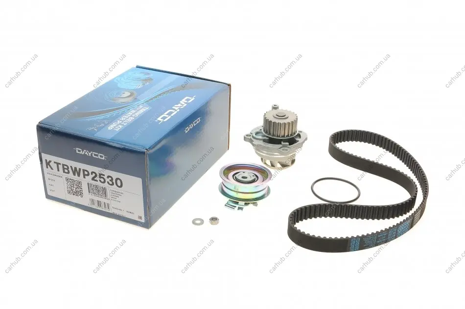 Комплект ГРМ + помпа Audi A3/A4/Skoda Octavia/VW Caddy III/Golf IV/V/Passat/Touran 1.6 95- (23x138z) DAYCO KTBWP2530 (фото 1)