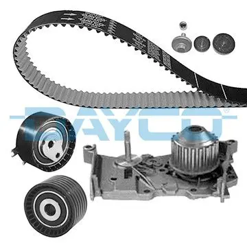 Комплект ГРМ (+ помпа) Renault Kangoo/Logan/Megane 1.6 (K4M) 01- DAYCO KTBWP4601 (фото 1)