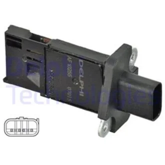 Витратомір повітря Citroen Jumper/Ford Transit 2.2HDI/2.4TDCI 02- DELPHI Delphi AF10255-12B1