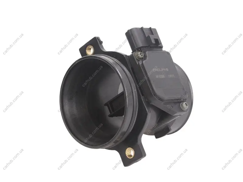 Витратомір повітря (6 pin, модуль) FORD COUGAR, FOCUS I, MONDEO II, MONDEO III, TOURNEO CONNECT, TRANSIT CONNECT 1.6-2.0 08.96-12.13 Delphi AF10256-12B1 (фото 1)