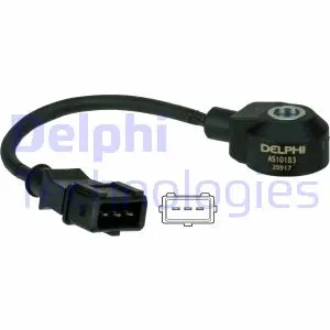 Датчик детонації FIAT BARCHETTA, BRAVA, BRAVO I, MAREA, MULTIPLA, PALIO, SIENA LANCIA DEDRA, LYBRA 1.6/1.6CNG/1.8 04.95-12.09 Delphi AS10183 (фото 1)