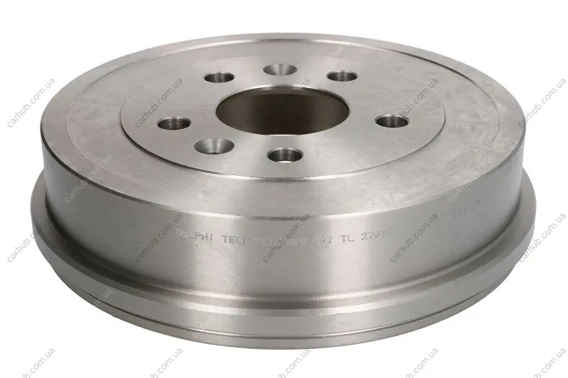 Гальмівний барабан задн DACIA BIGSTER, DUSTER MITSUBISHI ASX NISSAN JUKE RENAULT ARKANA I, CAPTUR I, CAPTUR II, DUSTER, GRAND KANGOO III, KANGOO III, KAPTUR 1.0-2.0 04.10- Delphi BF597 (фото 1)
