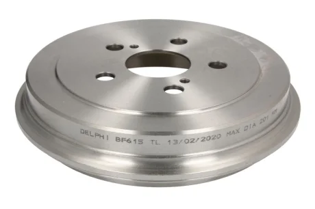 Гальмівний барабан задн TOYOTA ALLION I, CELICA, COROLLA, COROLLA VERSO, OPA, PREMIO, PRIUS 1.5/1.5H/1.8 08.99-12.09 Delphi BF615