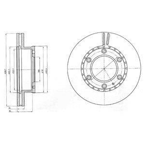 Тормозной диск Delphi BG4297