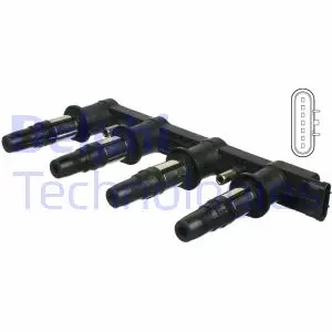 Котушка запалювання CHEVROLET AVEO, CRUZE, TRAX OPEL ASTRA J, ASTRA J GTC, INSIGNIA A, MOKKA / MOKKA X 1.4/1.6/1.8 07.08- Delphi CE01841-12B1 (фото 1)