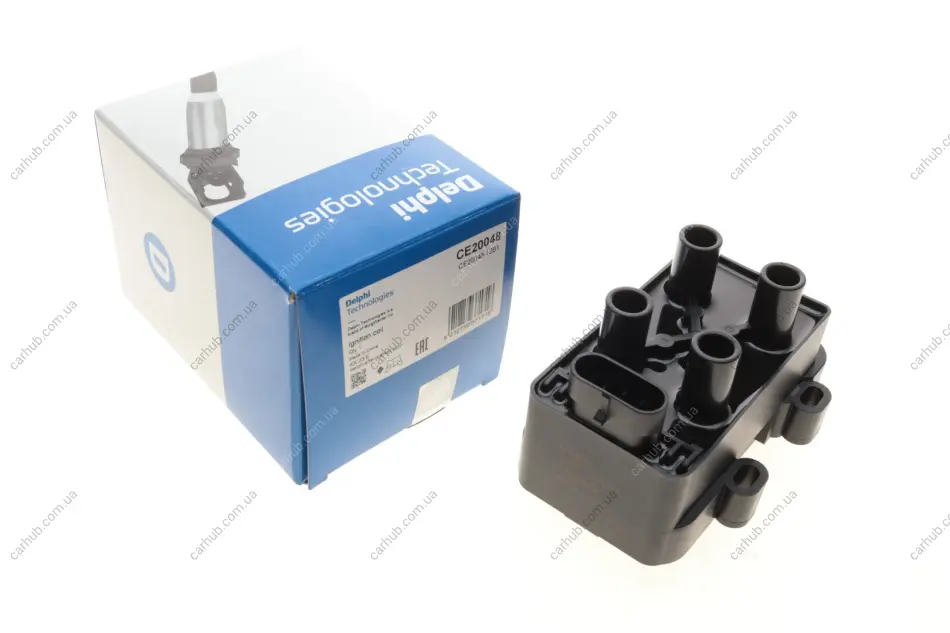 Котушка запалювання Renault Kangoo/Megane 1.2-1.6 96- DELPHI Delphi CE20048-12B1 (фото 1)