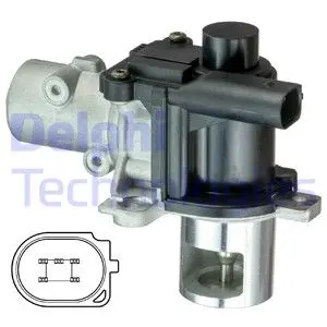 Клапан EGR Renault Modus/Megane II/Dacia Logan 1.5 dCi 05- Delphi EG10425-12B1 (фото 1)