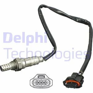 Лямбда-зонд (кількість дротів 4, 520мм) CHEVROLET AVEO, CRUZE, TRAX OPEL ASTRA J, ASTRA J GTC, INSIGNIA A, MOKKA / MOKKA X, ZAFIRA C 1.6/1.8 07.08- Delphi ES20426-12B1