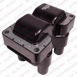 Котушка запалювання OPEL ASTRA F, CALIBRA A, FRONTERA A, FRONTERA A SPORT, KADETT E, OMEGA B, VECTRA A, VECTRA B 2.0/2.2 03.88-04.02 Delphi GN10262-12B1