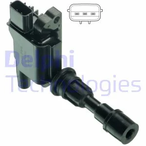 Котушка запалювання MAZDA 323 F VI, 323 S VI 1.5/1.6 06.98-05.04 Delphi GN10480-12B1