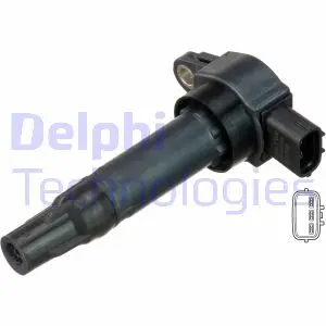 Котушка запалювання Smart Fortwo 07- Delphi GN10674-12B1 (фото 1)