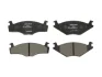 Комплект гальмівних колодок передн, SEAT CORDOBA, CORDOBA VARIO, IBIZA II, TOLEDO I VW GOLF I, GOLF II, GOLF III, JETTA I, JETTA II, PASSAT B2, PASSAT B3/B4, POLO 1.0-2.2 08.76-10.02 Delphi LP0420 (фото 1)