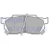 Комплект гальмівних колодок передн, HONDA CIVIC IV, CIVIC V, CRX I, CRX II, JAZZ II, PRELUDE II 1.2-1.8 10.83-10.08 Delphi LP0445 (фото 1)