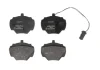 Комплект гальмівних колодок задн, LAND ROVER 90 I, DEFENDER, DISCOVERY I, RANGE ROVER I, RANGE ROVER II 2.0-4.3 08.81-02.16 Delphi LP0475 (фото 1)