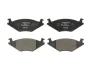 Комплект гальмівних колодок передн, SEAT CORDOBA, IBIZA II VW GOLF I, GOLF II, JETTA I, JETTA II, POLO, POLO CLASSIC, POLO II, POLO III CLASSIC 1.0-1.9D 04.74-10.02 Delphi LP0505 (фото 1)