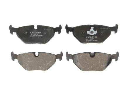 Комплект гальмівних колодок задн, BMW 3 (E30), 3 (E36), 3 (E46), 5 (E34), 7 (E32), Z1, Z3 (E36), Z4 (E85), Z4 (E86) MG MG X-POWER 1.6-5.0 03.85-02.09 Delphi LP0555