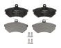 Комплект гальмівних колодок передн, AUDI 80 B4, A4 B5 SEAT AROSA, CORDOBA, CORDOBA VARIO, IBIZA II, INCA, TOLEDO I VW CADDY, CADDY II, CADDY III, CORRADO, GOLF II, GOLF III 1.0-2.8 08.83-06.09 Delphi LP0770 (фото 1)