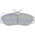 Комплект гальмівних колодок передн, FORD MAVERICK NISSAN SERENA, TERRANO II, VANETTE CARGO 1.6-3.3 06.91-09.07 Delphi LP0847 (фото 1)