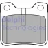 Комплект гальмівних колодок задн, PEUGEOT 406, 607 1.6-3.0 11.95-07.11 Delphi LP0991 (фото 1)