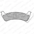 Комплект гальмівних колодок задн, JEEP CHEROKEE, GRAND CHEROKEE I 2.5D-5.9 01.88-09.01 Delphi LP1183 (фото 1)