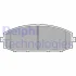 Комплект гальмівних колодок передн, NISSAN PATROL GR V 2.8D-4.8 06.97- Delphi LP1305 (фото 1)