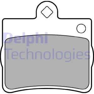 Комплект гальмівних колодок задн, MERCEDES C T-MODEL (S202), C (W202) 1.8-2.8 03.93-09.00 Delphi LP1402 (фото 1)