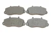 Комплект гальмівних колодок передн, OPEL MOVANO A RENAULT MASTER I, MASTER II, MASTER PRO 1.9D-3.0D 09.80- Delphi LP1406 (фото 1)