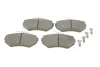 Комплект гальмівних колодок передн, AUDI A4 B5, A4 B6, A4 B7 SEAT AROSA, CORDOBA, CORDOBA VARIO, IBIZA II, INCA, TOLEDO I VW CADDY, CADDY II, CADDY III, GOLF II, GOLF III 1.0-2.8 08.83-06.09 Delphi LP1409 (фото 1)