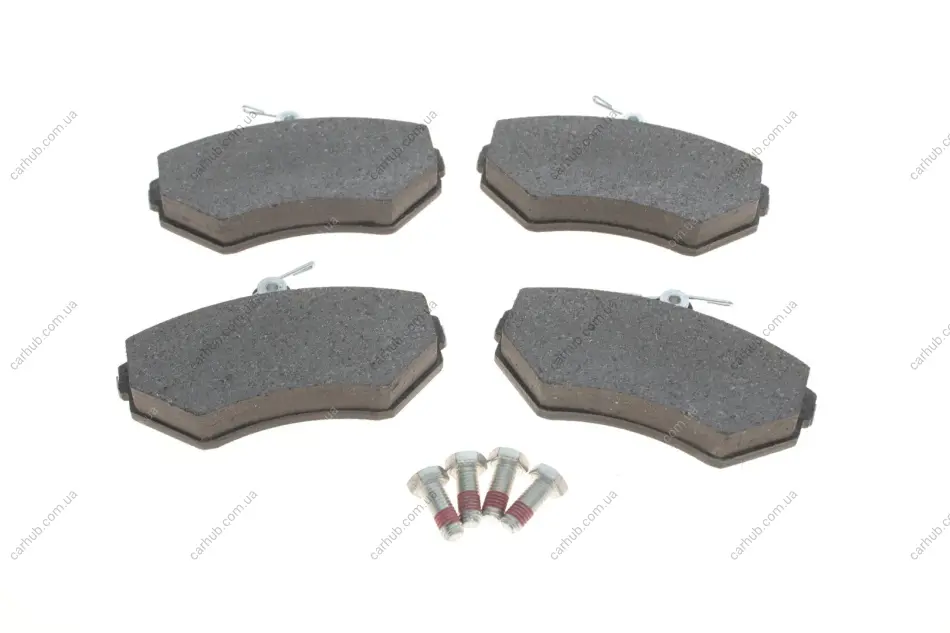 Комплект гальмівних колодок передн, AUDI 80 B4, A4 B5, A4 B7 VW PASSAT B3/B4, PASSAT B5 1.6-2.8 03.90-06.08 Delphi LP1410 (фото 1)