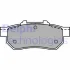 Комплект гальмівних колодок задн, HONDA CIVIC V, CIVIC VI, CRX III, JAZZ II, JAZZ IV SUZUKI SWIFT I 1.2-1.6 10.84- Delphi LP1456 (фото 1)