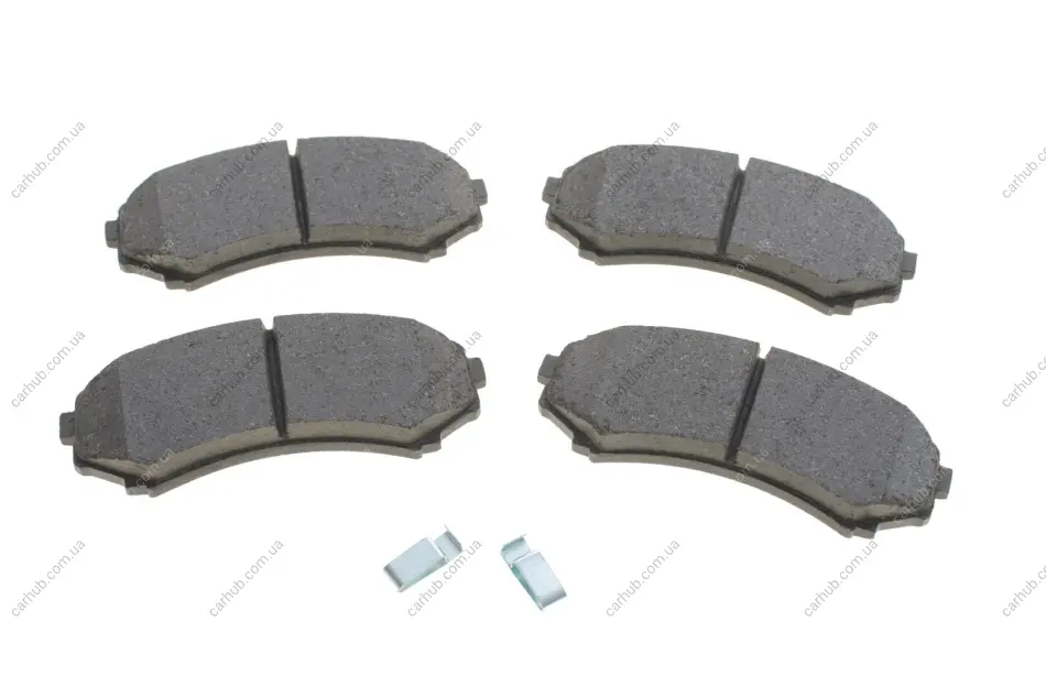 Комплект гальмівних колодок задн/передн, ISUZU D-MAX I MAZDA E MITSUBISHI ENDEAVOR, GRANDIS, PAJERO CLASSIC, PAJERO II, PAJERO III, PAJERO IV, PAJERO SPORT I, PROUDIA/DIGNITY 2.0D-4.5 12.90- Delphi LP1462 (фото 1)