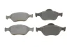 Комплект гальмівних колодок передн, FORD COURIER, FIESTA, FIESTA IV, FIESTA V, FUSION, KA, PUMA, STREET KA MAZDA 121 III, 2 1.0-2.0 08.95-11.13 Delphi LP1469 (фото 1)