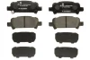 Комплект гальмівних колодок задн, SUBARU FORESTER, IMPREZA, LEGACY III, LEGACY IV, LEGACY V, OUTBACK 1.5-3.0 03.94-12.14 Delphi LP1509 (фото 1)