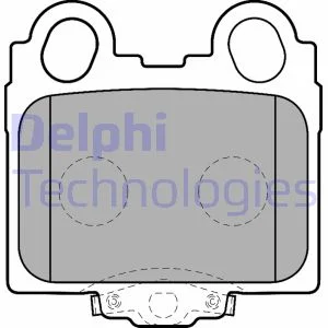 Комплект гальмівних колодок задн, LEXUS GS, IS I, IS SPORTCROSS, SC TOYOTA ALTEZZA, ALTEZZA GITA, ARISTO, BREVIS, MARK II, MARK II IX, PROGRES, VEROSSA 2.0-4.3 08.97-07.10 Delphi LP1510