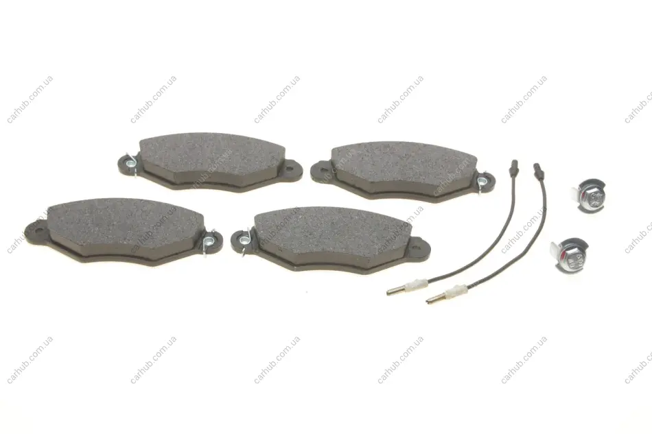 Комплект гальмівних колодок передн, NISSAN KUBISTAR PEUGEOT 306 RENAULT CLIO II, KANGOO, KANGOO EXPRESS, THALIA I 1.2-Electric 04.93- Delphi LP1519 (фото 1)