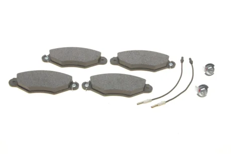 Комплект гальмівних колодок передн, NISSAN KUBISTAR PEUGEOT 306 RENAULT CLIO II, KANGOO, KANGOO EXPRESS, THALIA I 1.2-Electric 04.93- Delphi LP1519