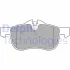 Комплект гальмівних колодок передн, MG MG 6, ZT, ZT- T ROVER 75, 75 I 1.8-4.6 02.99- Delphi LP1521 (фото 1)