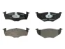 Комплект гальмівних колодок передн, SEAT CORDOBA, CORDOBA VARIO, IBIZA II, TOLEDO I, TOLEDO II VW GOLF III, POLO, POLO III CLASSIC, VENTO 1.4-1.9D 05.91-07.04 Delphi LP1591 (фото 1)