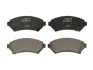 Комплект гальмівних колодок передн, BUICK PARK AVENUE, REGAL, RIVIERA CADILLAC DEVILLE, ELDORADO, SEVILLE CHEVROLET IMPALA, TRANS SPORT OPEL SINTRA PONTIAC BONNEVILLE 2.2-4.6 09.91-12.05 Delphi LP1609 (фото 1)