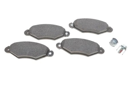 Комплект гальмівних колодок передн, CITROEN XSARA NISSAN KUBISTAR PEUGEOT 306 RENAULT KANGOO, KANGOO EXPRESS, THALIA I 1.0-Electric 03.96- Delphi LP1610
