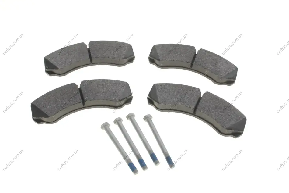 Комплект гальмівних колодок задн/передн BREMBO RVI MAXITY, MASCOTT IVECO DAILY I, DAILY II, DAILY III, DAILY IV, DAILY V, DAILY VI RENAULT MASCOTT, MASTER PRO 550002E-ZD3A604 01.85- Delphi LP1616 (фото 1)