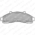 Комплект гальмівних колодок передн, FORD F-250 FORD USA BRONCO II, E, EXPLORER, F-250, F-250 SUPER DUTY, F-350, RANGER MAZDA B-SERIE 2.3-7.5 09.85- Delphi LP1625 (фото 1)