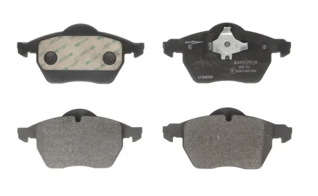 Комплект гальмівних колодок передн, VOLVO 850, C70 I, S70, V70 I, XC70 I 2.0-2.5D 06.91-10.05 Delphi LP1687