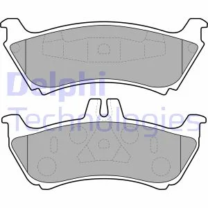 Комплект гальмівних колодок задн, MERCEDES M (W163) 2.3-4.3 02.98-06.05 Delphi LP1692