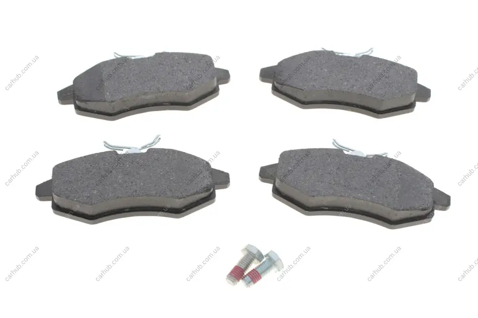 Комплект гальмівних колодок передн, CITROEN C2, C2 ENTERPRISE, C3 I, C3 PLURIEL 1.1-1.6 02.02- Delphi LP1716 (фото 1)