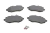 Комплект гальмівних колодок передн, CITROEN C2, C2 ENTERPRISE, C3 I, C3 PLURIEL 1.1-1.6 02.02- Delphi LP1716 (фото 1)