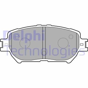 Тормозные колодки, дисковые Delphi LP1738